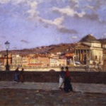 Lungo il Po, presso la Gran Madre di Dio di Torino di Enrico Reycend