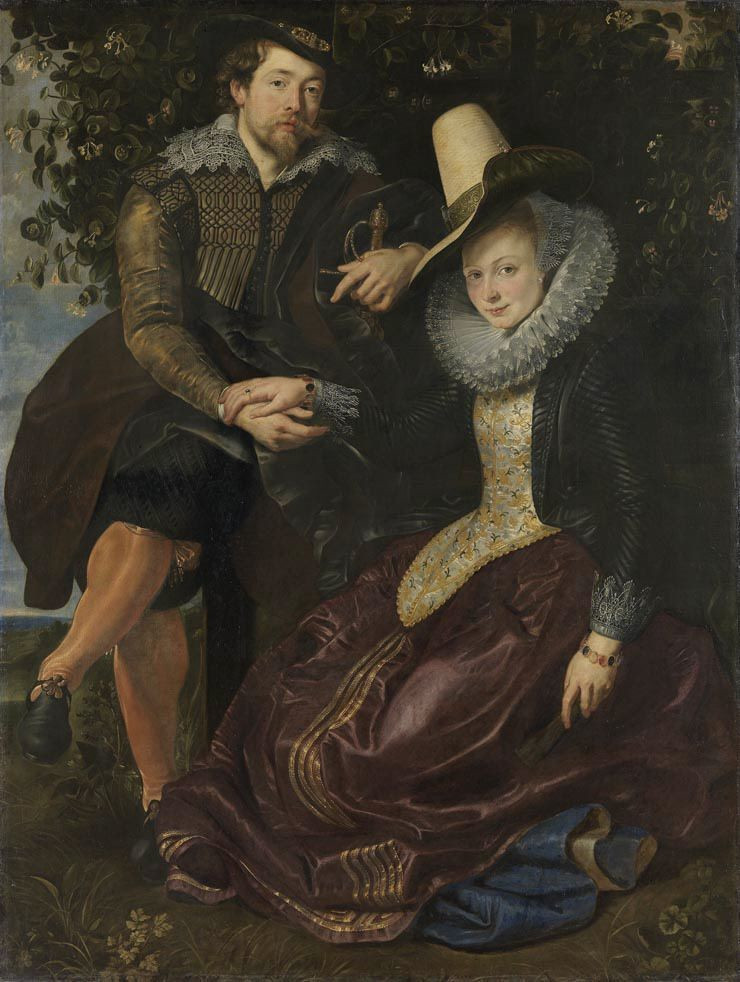 Autoritratto con la moglie Isabella Brant di Pieter Paul Rubens