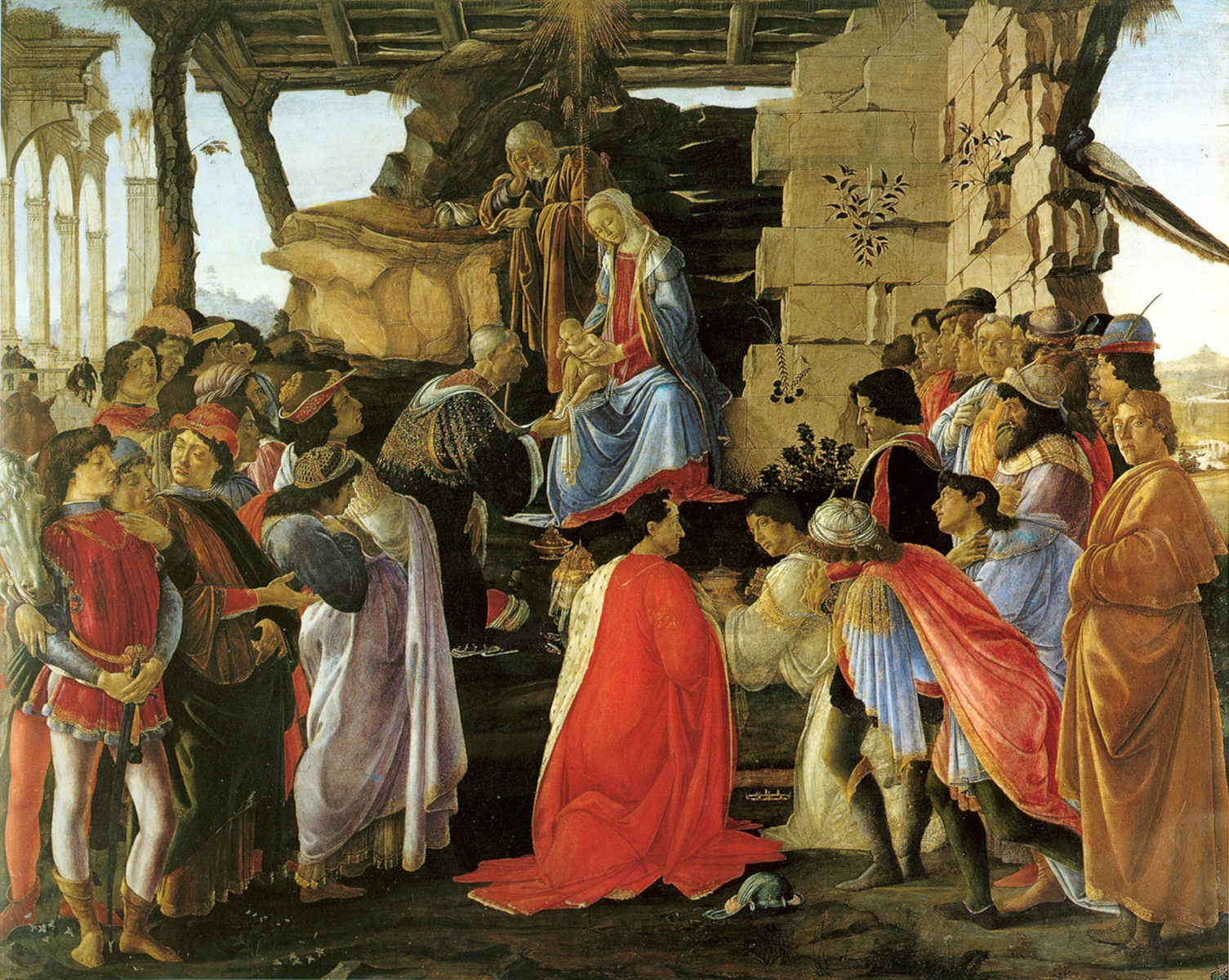 Adorazione dei Magi di Sandro Botticelli