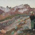 Giovanni Segantini, Giovanni Giacometti, Le due madri (Die beiden Mütter), 1899/1900, olio su tela, 69x125 cm, Kunstmuseum Chur