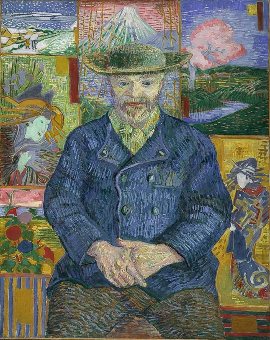 Ritratto di Père Tanguy di Vincent van Gogh