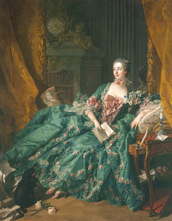 Madame de Pompadour di François Boucher