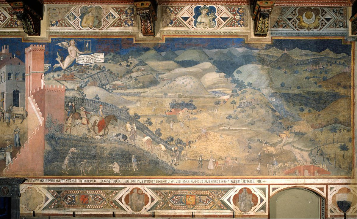 Effetti del Buon Governo in campagna di Ambrogio Lorenzetti
