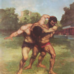 I lottatori di Gustave Courbet
