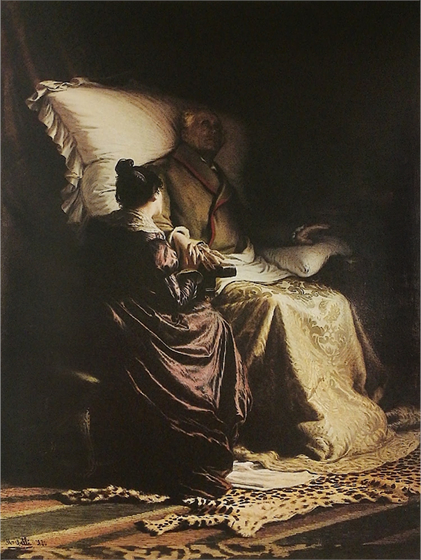 Goethe morente di Angelo Morbelli