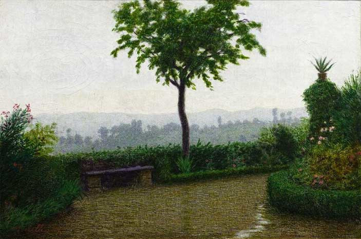 Tempo di pioggia di Angelo Morbelli