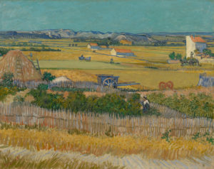 La mietitura di Vincent van Gogh