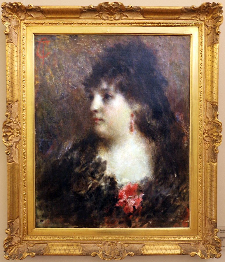 Ritratto della signora Curti di Tranquillo Cremona