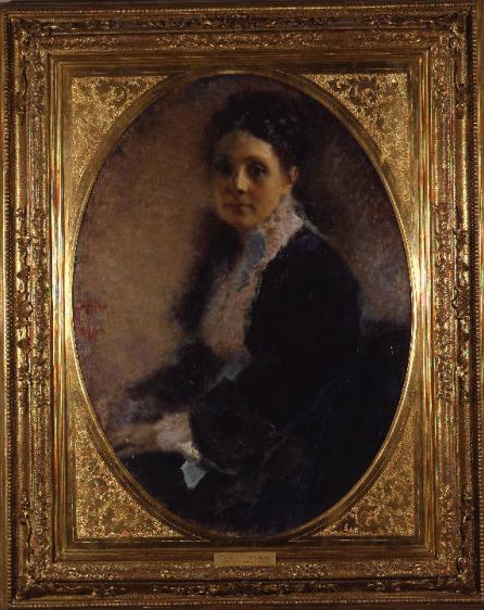 Ritratto della signora Deschamps di Tranquillo Cremona