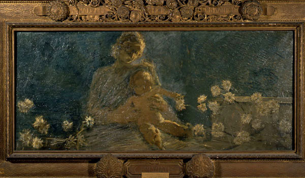 La Madonna dei crisantemi di Gaetano Previati