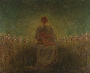Madonna dei gigli di Gaetano Previati