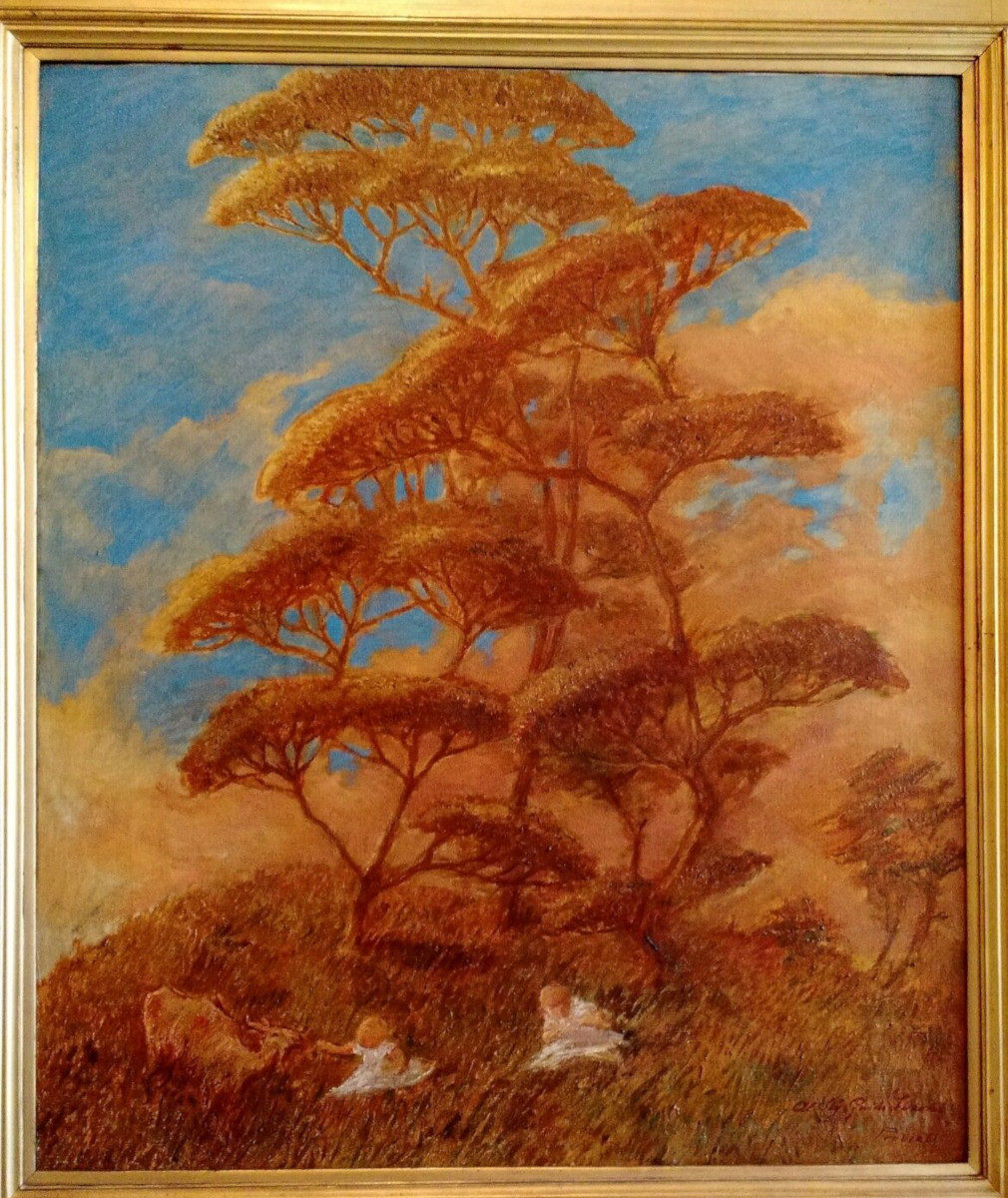 Meriggio (Pini di Liguria) di Gaetano Previati