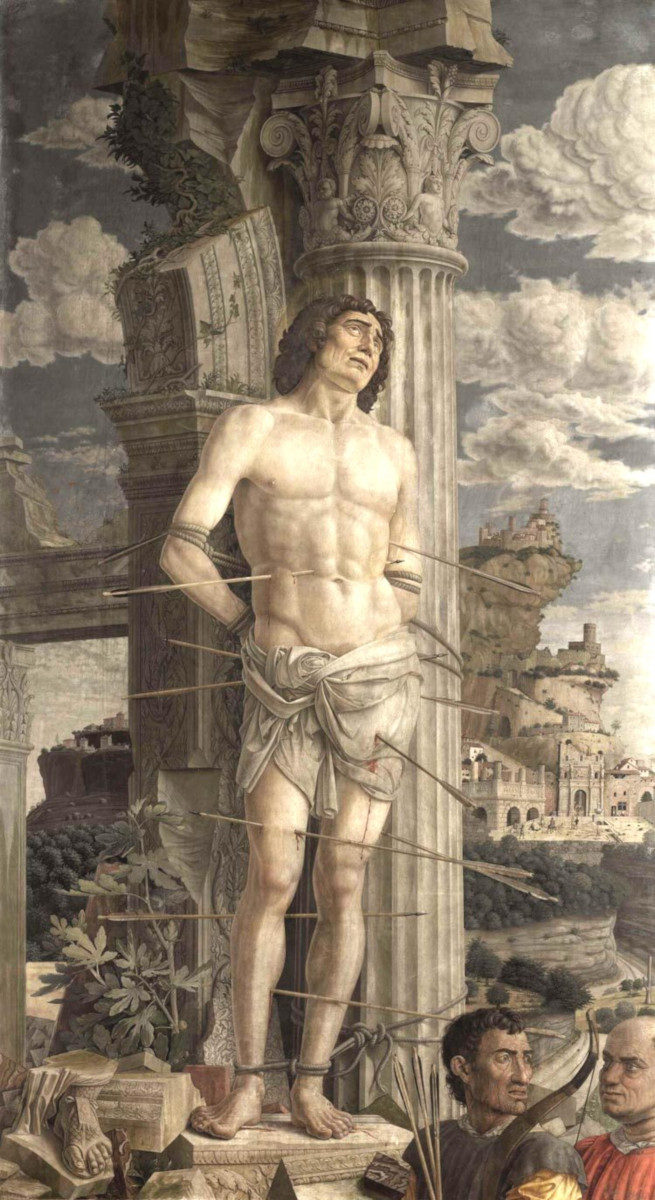 San Sebastiano di Andrea Mantegna, Louvre Parigi