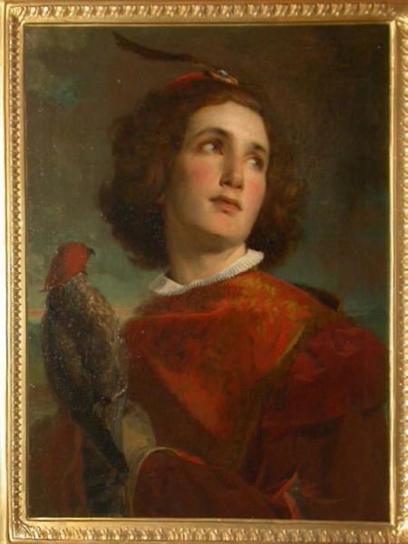Il falconiere (1859) di Tranquillo Cremona