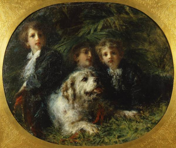 I figli dei principi Troubetzkoy di Daniele Ranzoni