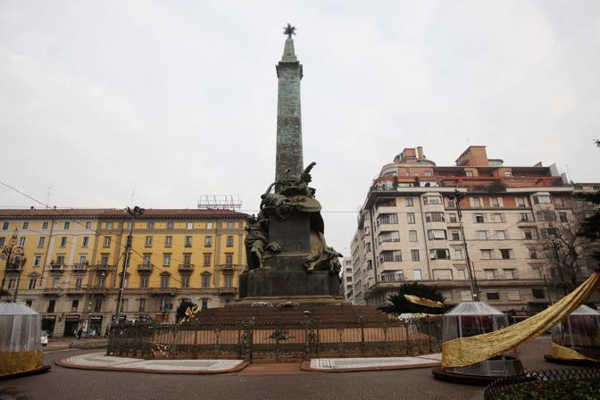 Monumento alle Cinque Giornate di Milano di Giuseppe Grandi