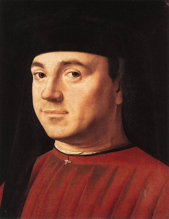 Ritratto d’uomo di Roma di Antonello da Messina