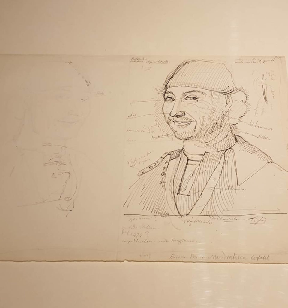 Giovanni Battista Cavalcaselle appunti grafici sulle opere di Antonello da Messina, 1860