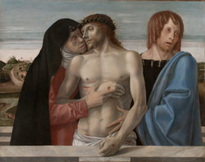 Cristo morto sorretto da Maria e Giovanni di Giovanni Bellini