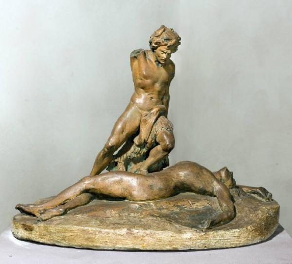 Caino e Abele di Giuseppe Grandi