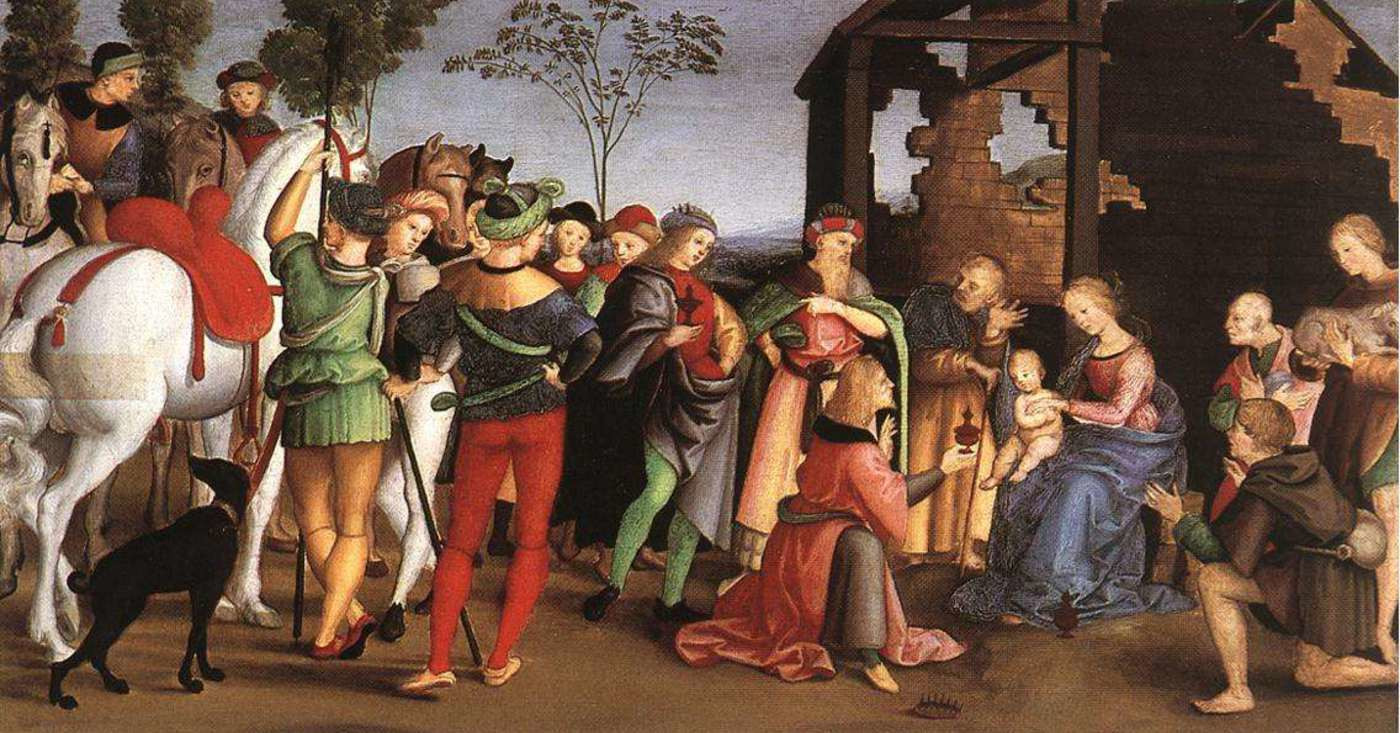 Adorazione dei Magi di Raffaello