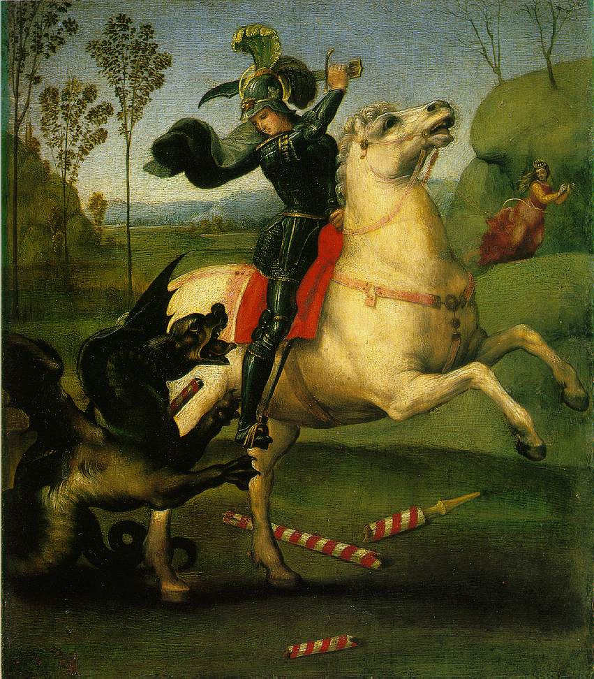 San Giorgio e il drago di Raffaello