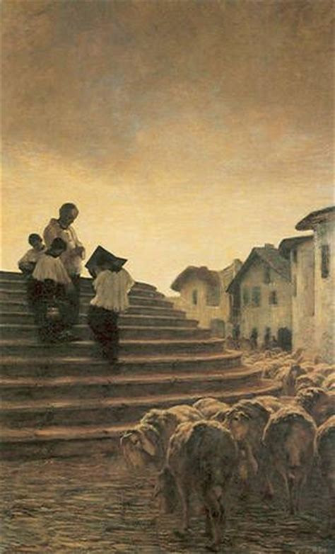 La benedizione delle pecore di Giovanni Segantini