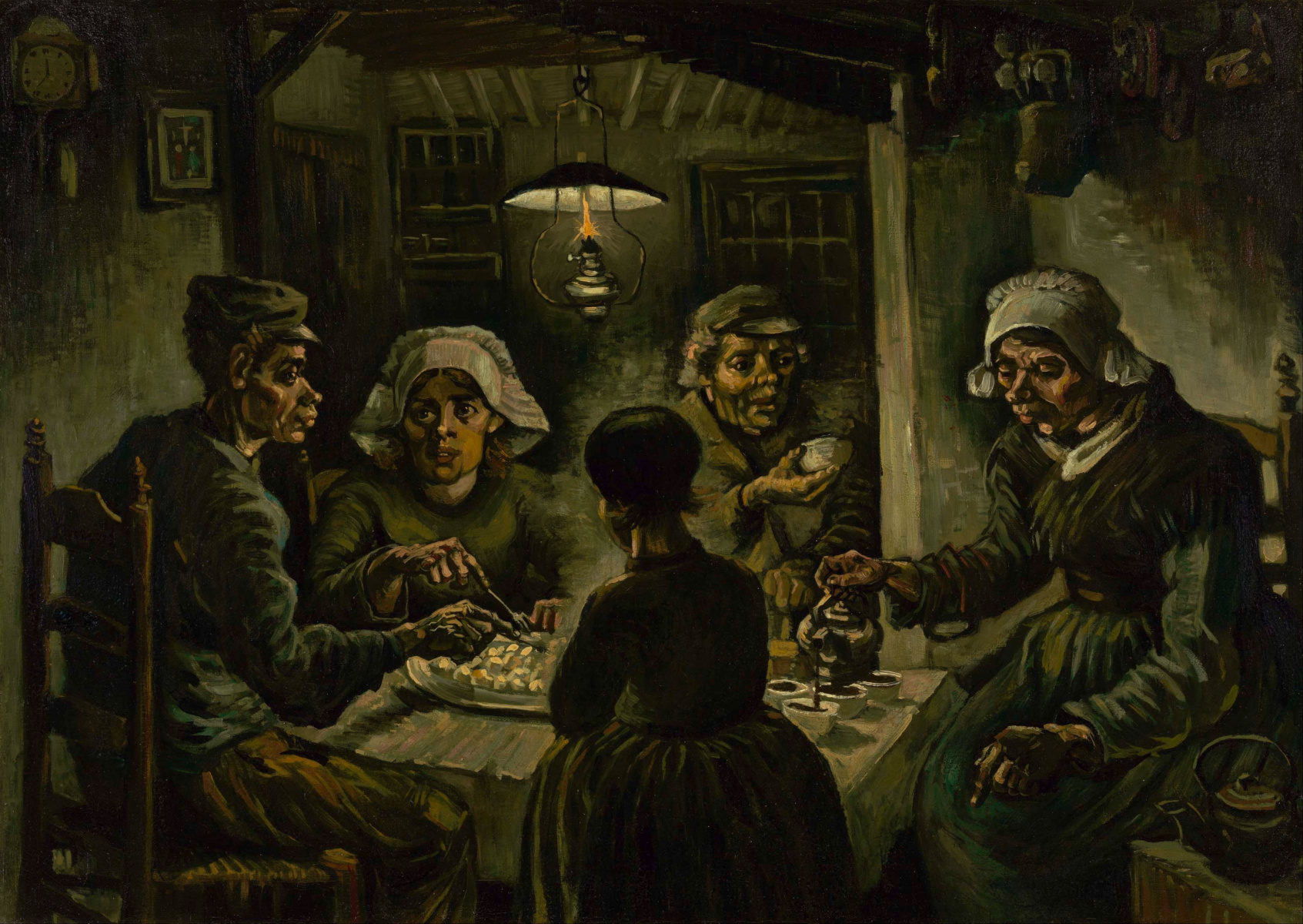 I mangiatori di patate di Vincent van Gogh