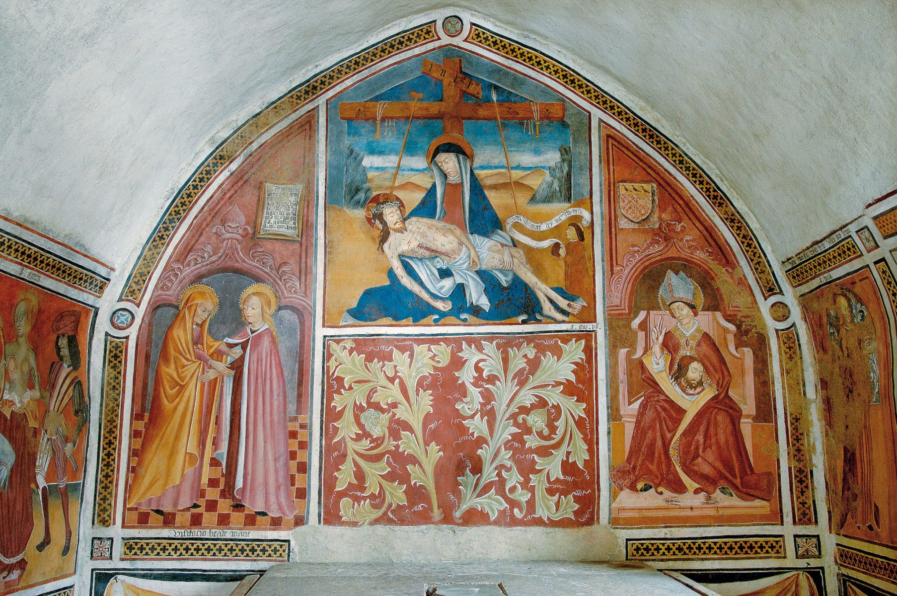 Notre Dame del Coignet e gli affreschi del Quattrocento