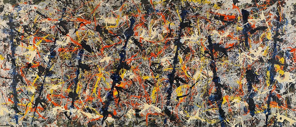 Blue Poles di Jackson Pollock