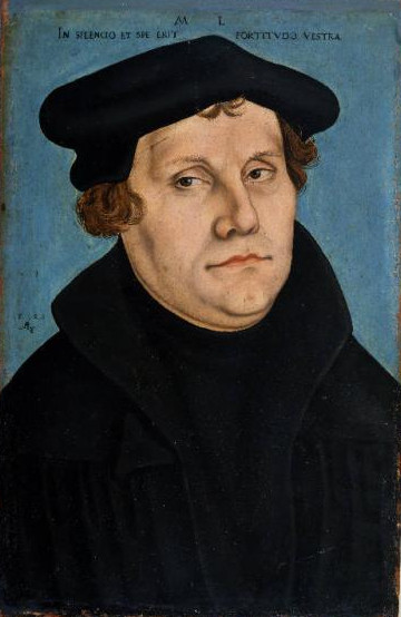 Ritratto di Martin Lutero di Lucas Cranach il Vecchio