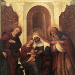 Madonna col Bambino e Santi di Ludovico Mazzolino