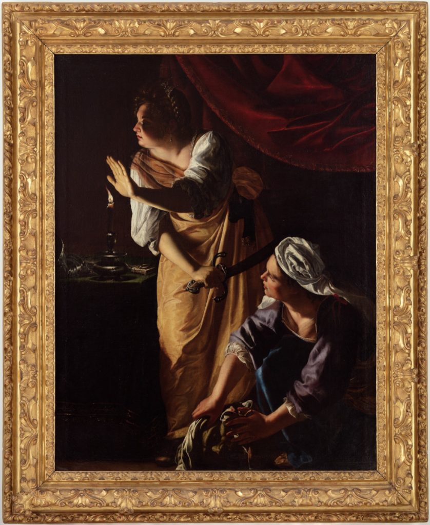 Giuditta e la sua ancella con la testa di Oloferne di Artemisia Gentileschi