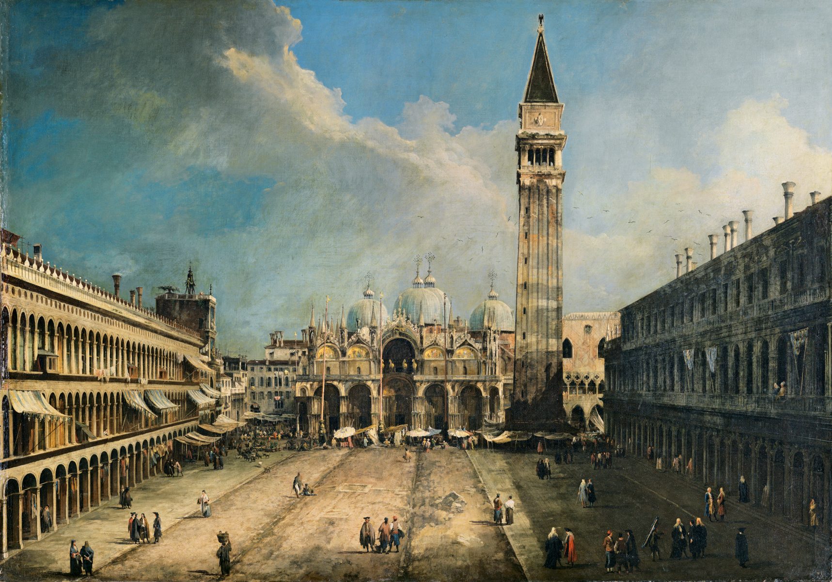 Piazza San Marco verso est di Canaletto