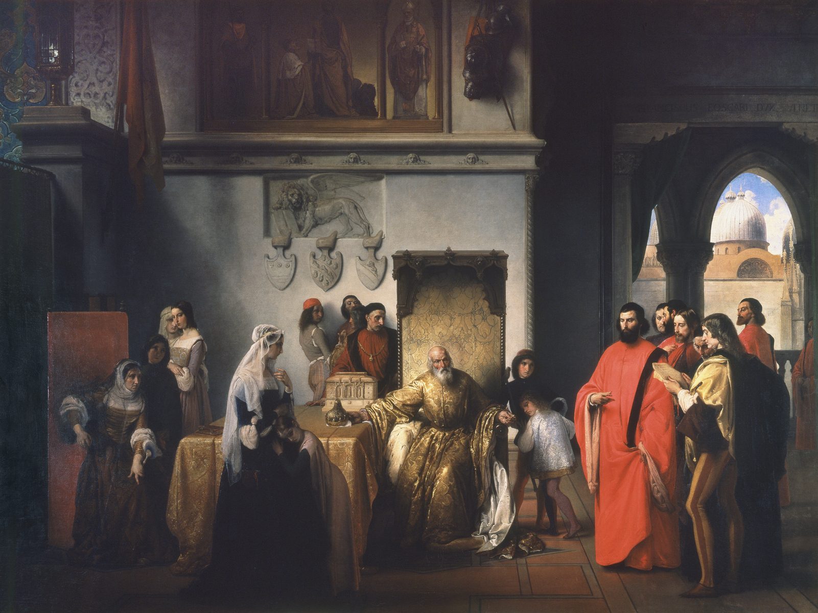 Il doge Francesco Foscari destituito di Francesco Hayez