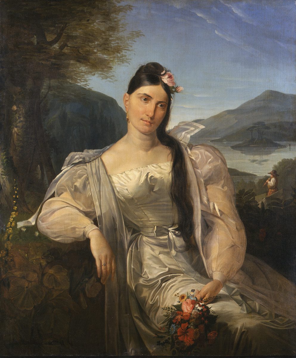 Ritratto della cantante Giuditta Pasta di Giuseppe Molteni