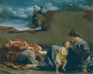 Riposo durante la fuga in Egitto di Orazio Gentileschi, Birmingham Museum