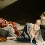 Riposo durante la fuga in Egitto di Orazio Gentileschi