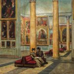 Interno della Pinacoteca di Brera di Angelo Ripamonti