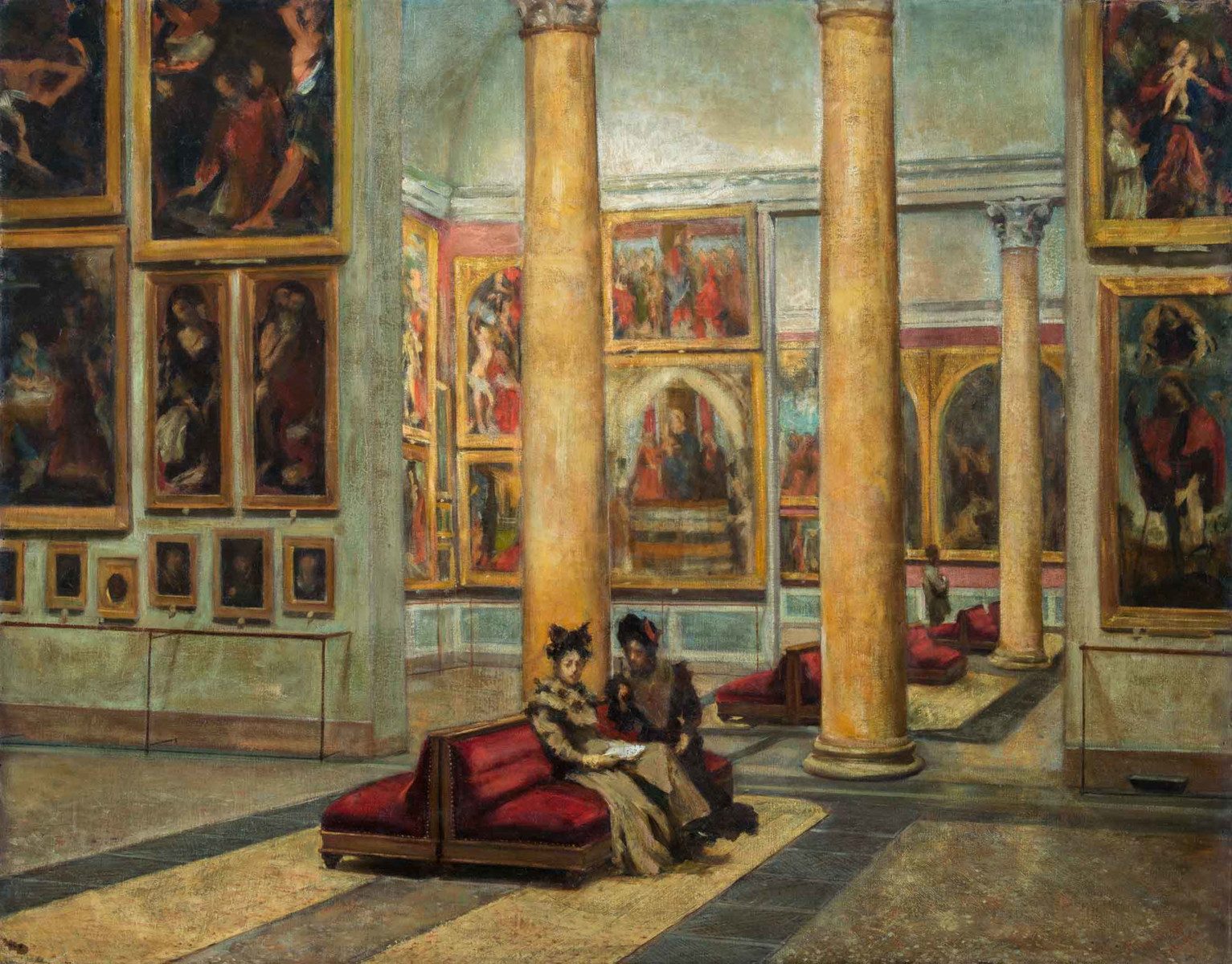 Interno della Pinacoteca di Brera di Angelo Ripamonti
