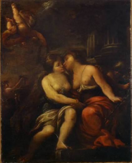 Allegoria della Giustizia e della Pace che si baciano di Giuseppe Nuvolone