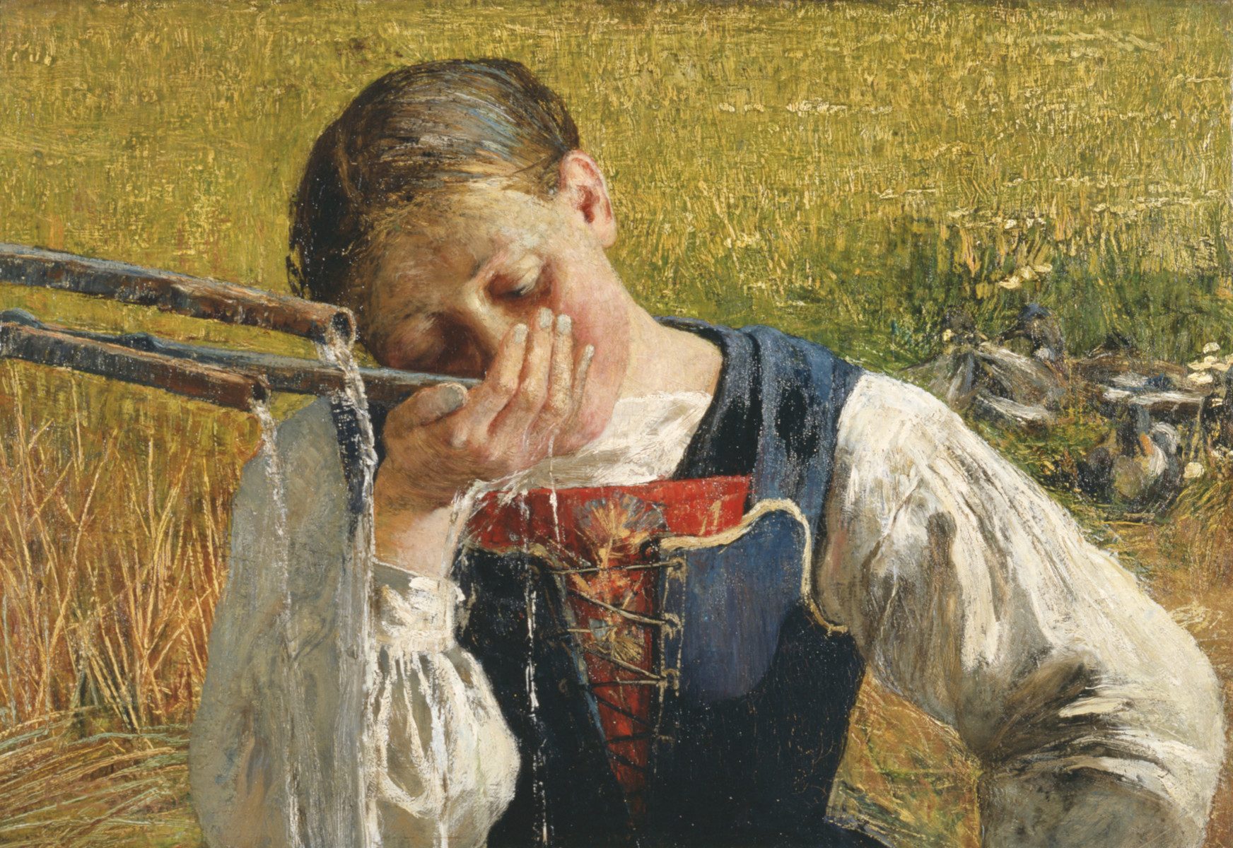 Costume grigionese di Giovanni Segantini