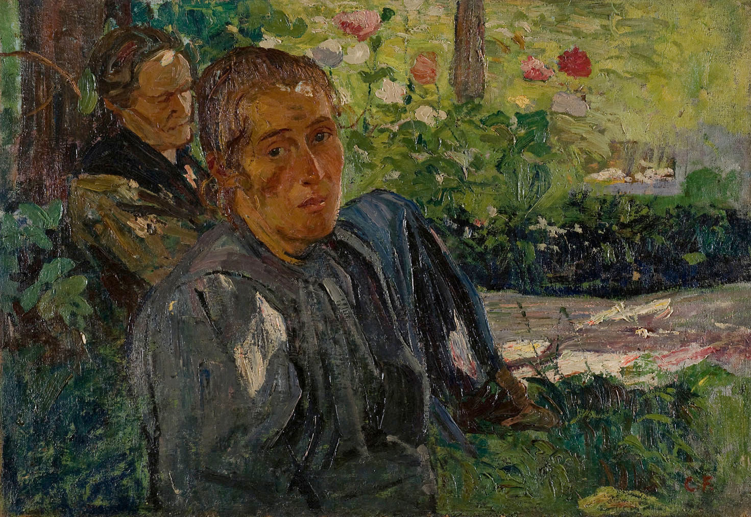 Madre e sorella di Carlo Fornara