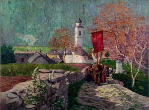 Processione a Prestinone di Val Vigezzo di Carlo Fornara