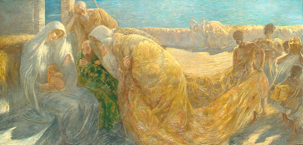Adorazione dei Magi di Gaetano Previati
