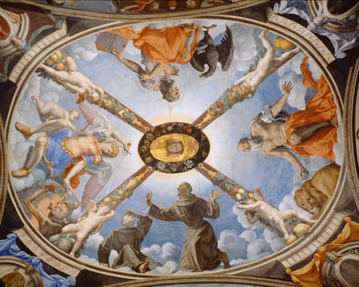 Soffitto della Cappella di Eleonora di Toledo di Agnolo Bronzino
