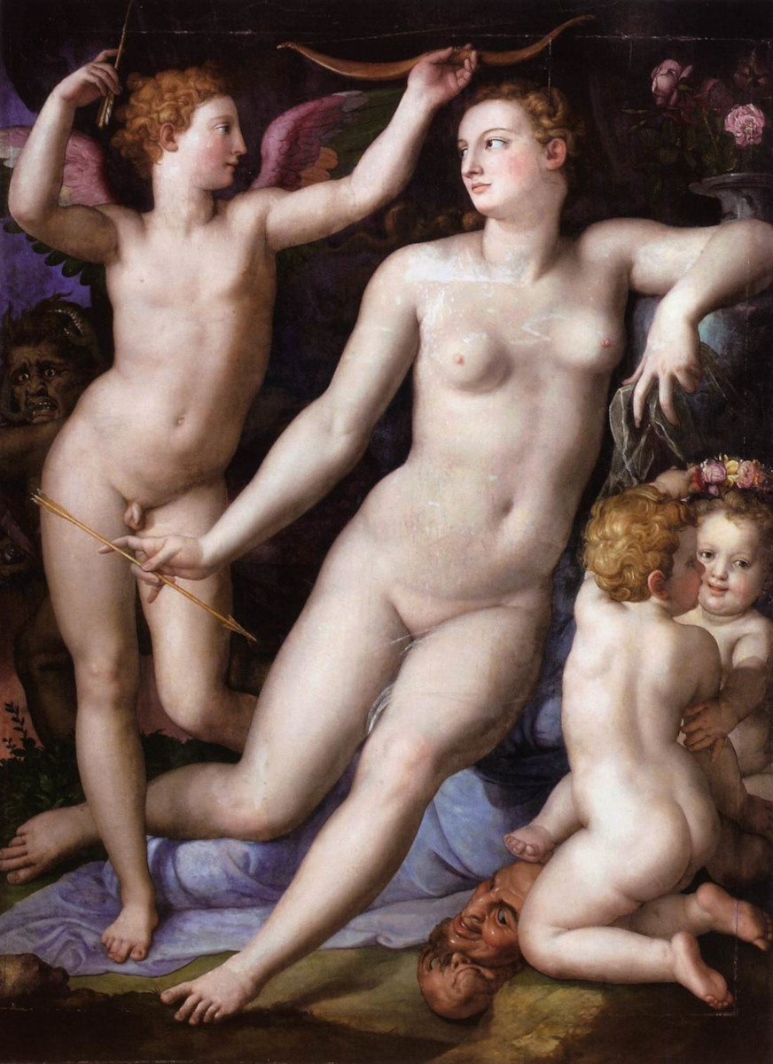 Venere, Cupido e Invidia di Agnolo Bronzino