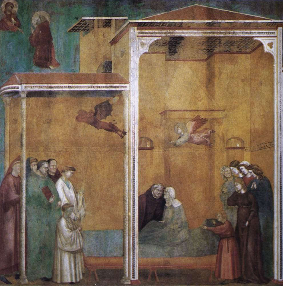 Confessione della donna resuscitata di Giotto