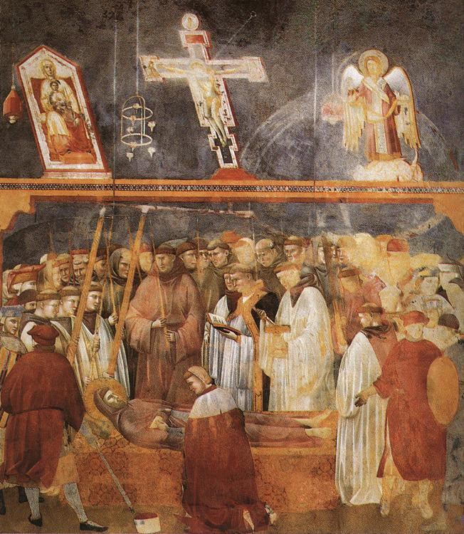 Girolamo esamina le stimmate di Giotto