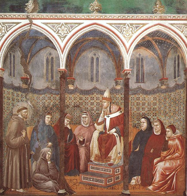 Predica davanti a Onorio III di Giotto